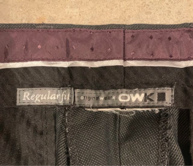 Pantalón de traje gris