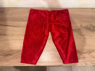 Disfraz Papá Noel Niño Terciopelo Rojo, 12 meses.