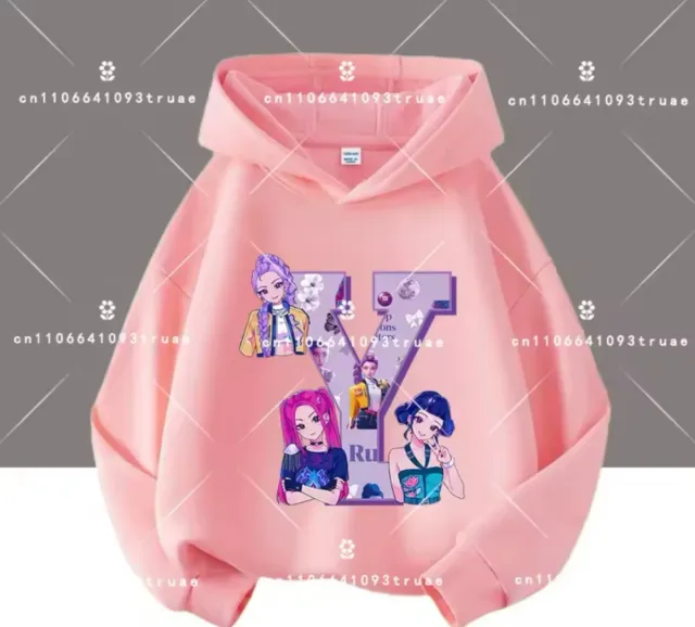 Sudadera K-Pop con diseño de personajes varios mod
