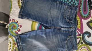 Pantalones vaqueros cortos azules