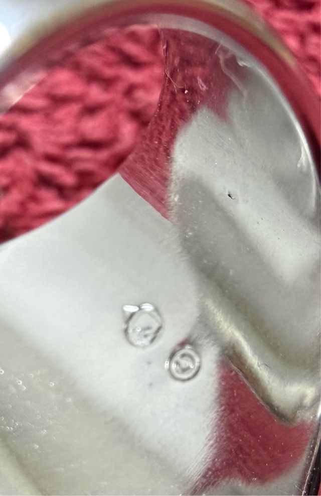 Anillo Swarovski Morado y Plateado