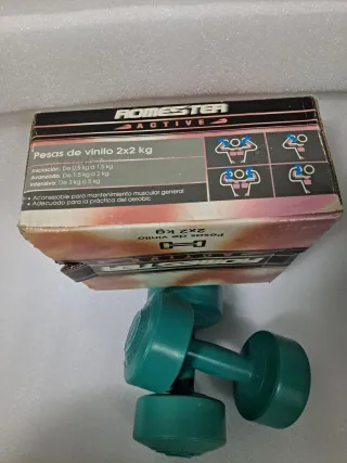 Mancuernas Romester 2x2 kg con caja