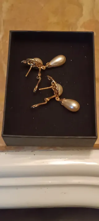 Pendientes Chapados en Oro Elaborados