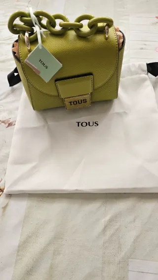 Bolso Tous verde impecable