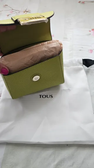 Bolso Tous verde impecable