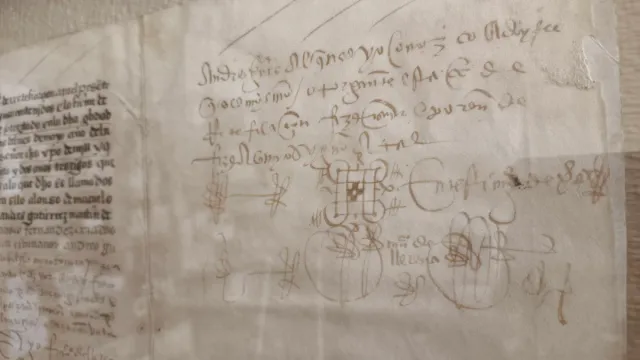 pergamino siglo XVI -1532