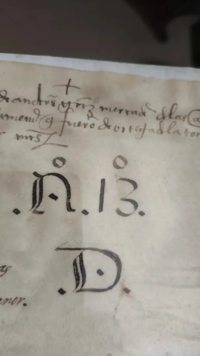 pergamino siglo XVI -1532