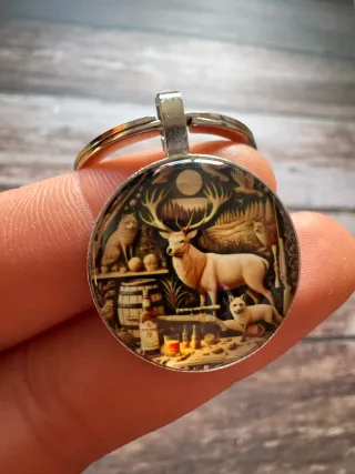 LLAVERO DE CAZA DETALLADO