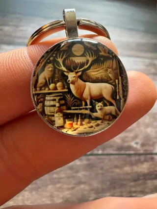 LLAVERO DE CAZA DETALLADO