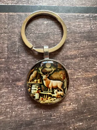 LLAVERO DE CAZA DETALLADO