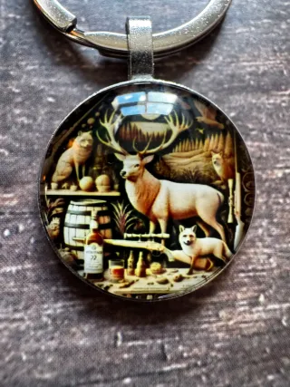 LLAVERO DE CAZA DETALLADO