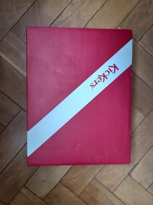 Sandalias Kickers Piel Rojas y Marrones