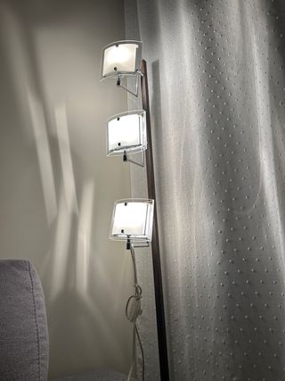 juego de 3 lámparas modernas metálicas marrones