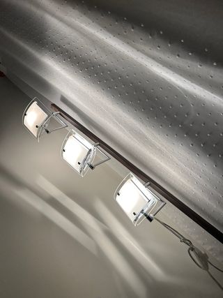 juego de 3 lámparas modernas metálicas marrones