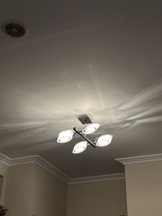 juego de 3 lámparas modernas metálicas marrones