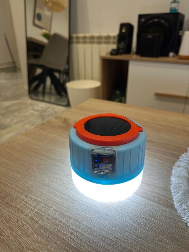 Luz LED Solar/USB Recargable Exterior