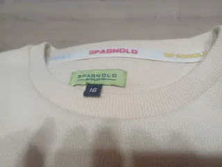 Jersey beige marca SPAGNOLO. Juvenil