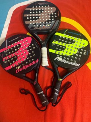 3 Palas de pádel Bullpadel