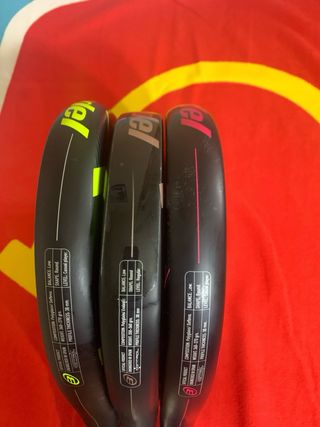 3 Palas de pádel Bullpadel