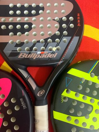 3 Palas de pádel Bullpadel