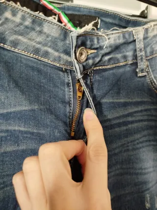 Pop84 Jeans Tg XL Blu