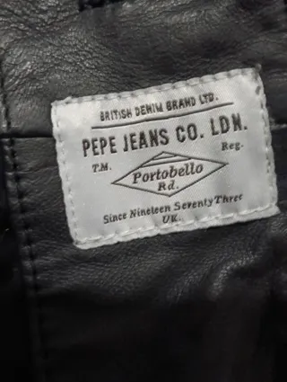Cazadora Cuero Pepe Jeans Talla L a estrenar
