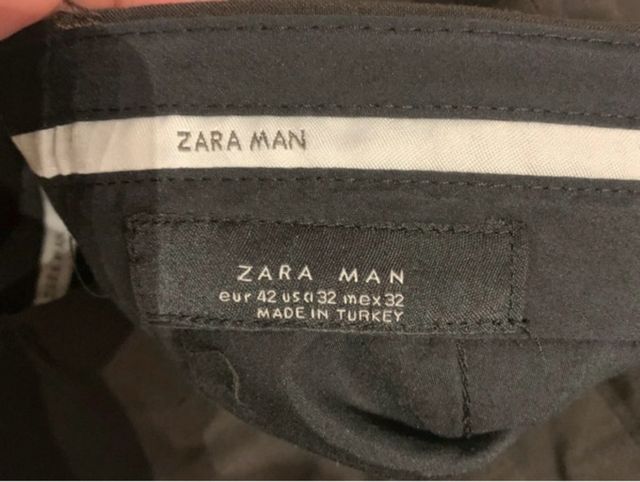 Pantalón de traje marron