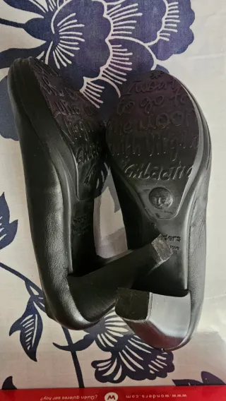 Zapatos Wonders Talla 38 Negros