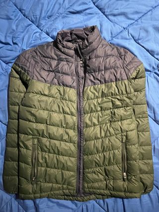 Chaqueta Mountain Pro Verde y Azul Marino Talla 14