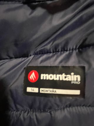 Chaqueta Mountain Pro Verde y Azul Marino Talla 14