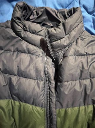 Chaqueta Mountain Pro Verde y Azul Marino Talla 14