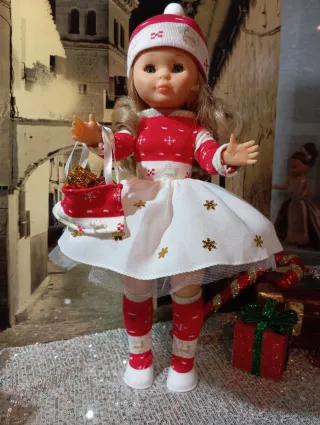 Vestido Nancy Invierno Copos Nieve