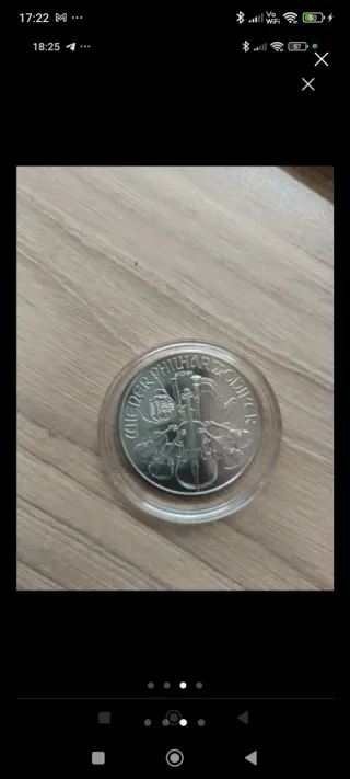 Moneda Plata Filarmonía Viena 2012