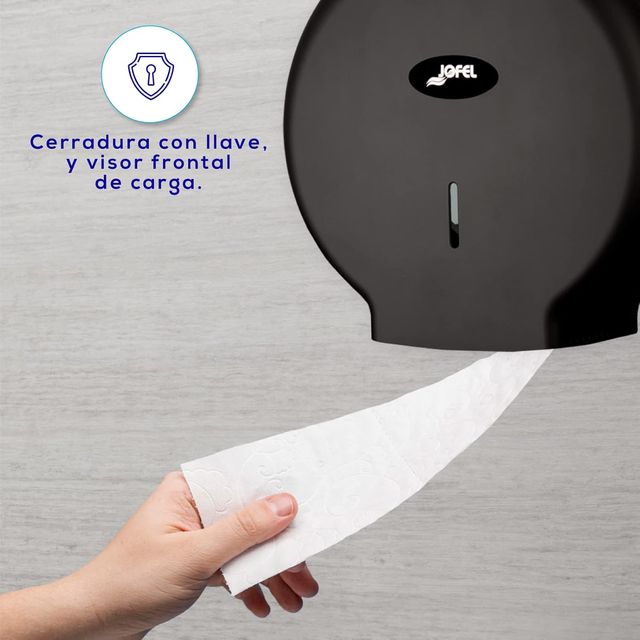 Portarrollos Industrial Jofel Negro