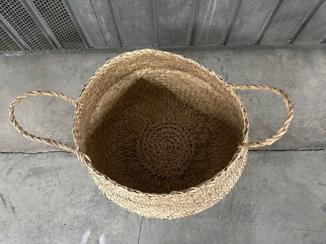 Cesta vimini con manici