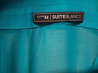 Blusa Turques y Blanca