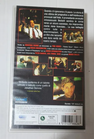 VHS Philadelphia Tom Hanks Denzel Washington