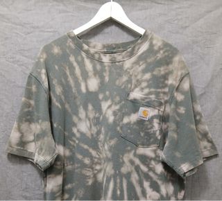 carhartt tshirt tie dye size M green