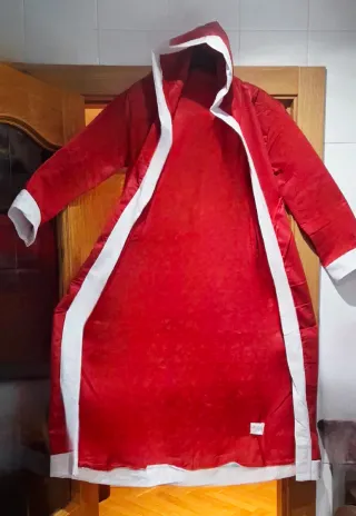 Disfraz Santa Claus T. Única Chaqueta+barba+cintur