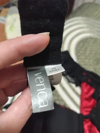 Sujetador tanga fantasía negro 90 E/F/B/P