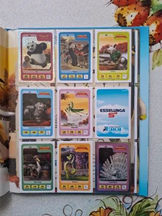 Album DreamWorks Eroi Esselunga + 3 sticker