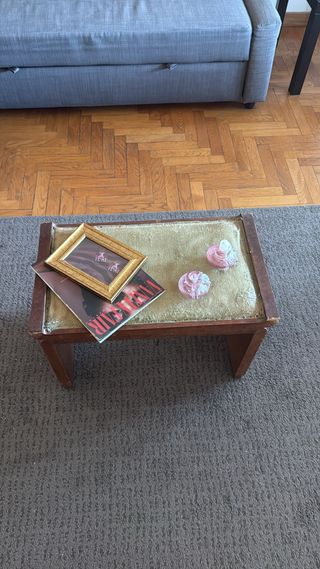 Elegante tavolino vintage salotto