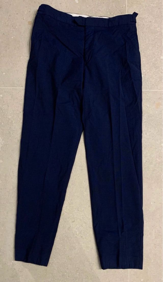 Pantalón de traje azul