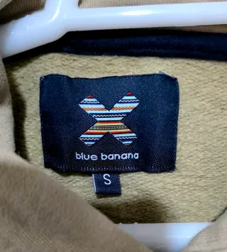 Sudadera Blue Banana Beige Talla S