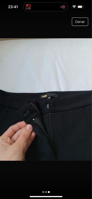 Pantalón chino negro MAJE