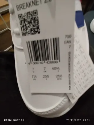 Zapatillas Adidas Breaknet 2.0 Talla 40.5 Nuevas