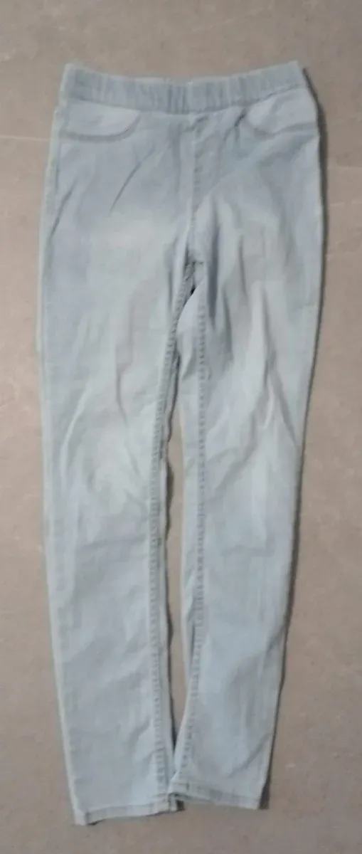 Pantalones, 4 vaqueros niña (azul, gris)
