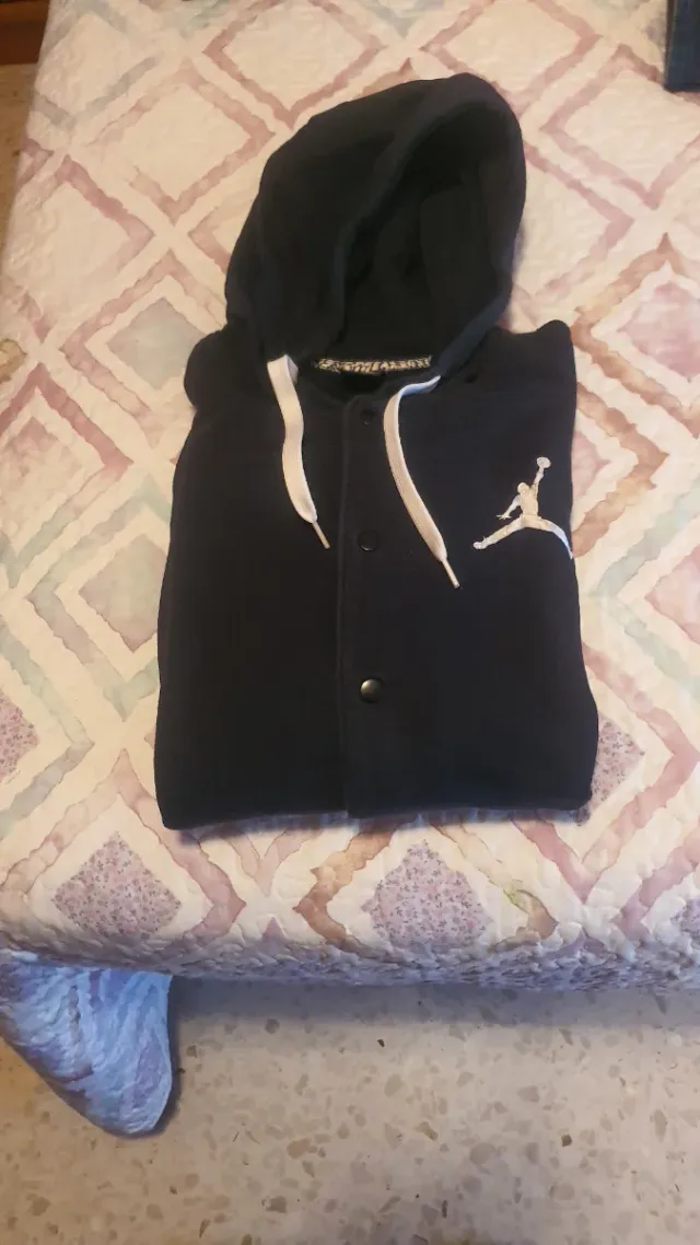 Sudadera Jordan Negra con Logo Jumpman Original