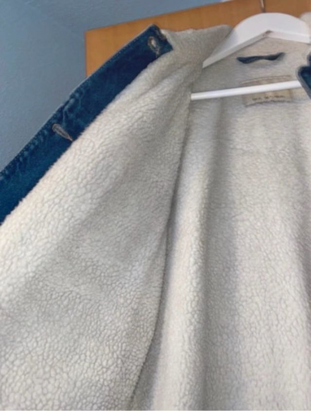 Chaqueta vaquera con borrego