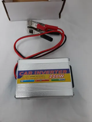 Inversor Coche 220W DC12V a AC220V